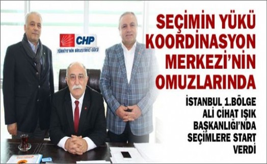 CHP 1.Bölge Seçim Koordinasyon Merkezi Maltepe'de Kuruldu