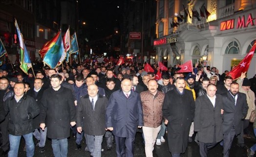 MHP BAYRAMPAŞA, MHP İSTANBUL´UN TERÖR YÜRÜYÜŞÜNE EV SAHİPLİĞİ YAPTI