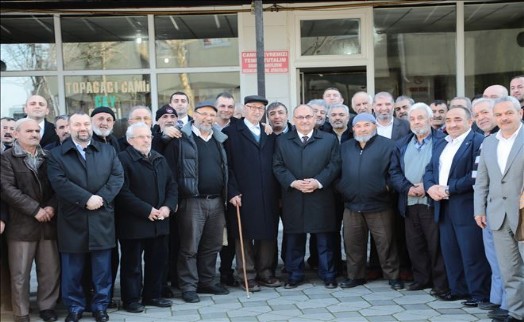 Başkan Hasan Can Topağacı Mahallesi Esnafıyla Bir Araya Geldi