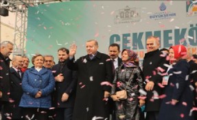 CUMHURBAŞKANI RECEP TAYYİP ERDOĞAN ÇEKMEKÖY´E YAPILAN YATIRIMLARIN TOPLU AÇILIŞINI GERÇEKLEŞTİRDİ