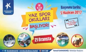 KÜÇÜKÇEKMECE´DE YAZ SPOR OKULLARI KAYITLARI BAŞLADI