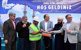 Abdurrahim Çağırıcı Camii´nin Temeli Atıldı