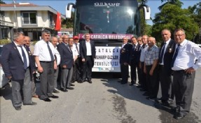 Başkan Cem Kara Muharip Gazileri Edirne´ye Uğurladı