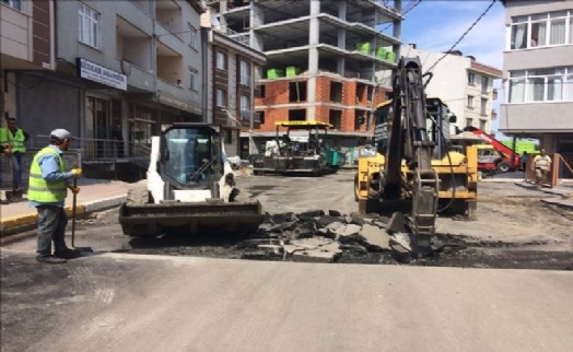 Eyüp´te yol Bakım Çalışmaları Devam Ediyor