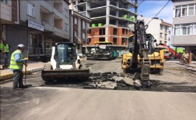 Eyüp´te yol Bakım Çalışmaları Devam Ediyor