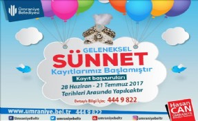 Ümraniye Belediyesi Geleneksel Sünnet Kayıtları Başladı