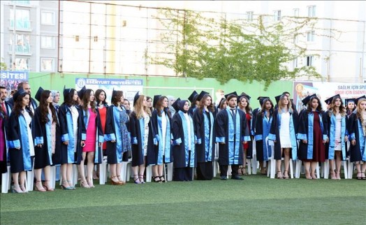 İstanbul Esenyurt Üniversitesi Öğrencilerinin Mezuniyet Heyecanı