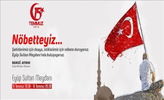 15 Temmuz Ruhu Eyüp´te Şahlanacak