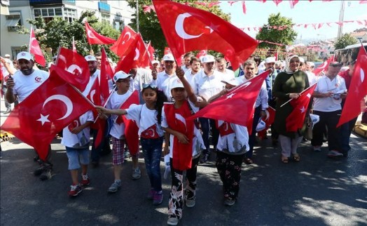 Eyüplüler 15 Temmuz Şehitleri İçin Yürüdü!