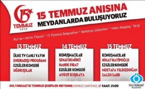 Sultangazililer 15 Temmuz Anısına Meydanları Dolduruyor