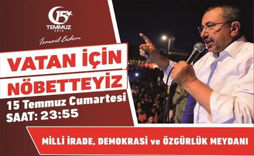 SANCAKTEPELİLER 15 TEMMUZ ANISINA  MİLLİ İRADE VE DEMOKRASİ MEYDANINDA!