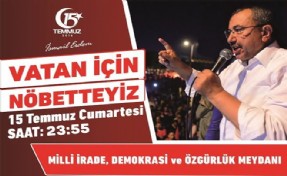 SANCAKTEPELİLER 15 TEMMUZ ANISINA  MİLLİ İRADE VE DEMOKRASİ MEYDANINDA!