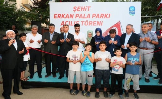 Şehit Erkan Pala´nın İsmi Parkta Yaşatılacak