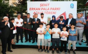 Şehit Erkan Pala´nın İsmi Parkta Yaşatılacak