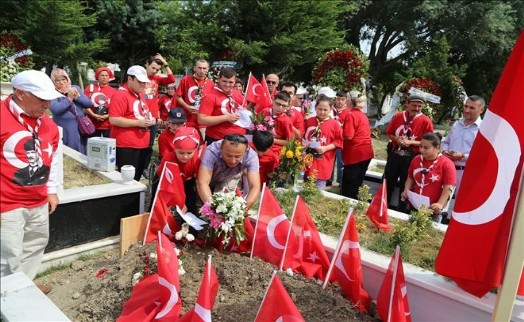 Engelli İzcilerin Duyarlılığı Şehit Binbaşı Çelik´in Yakınlarını Duygulandırdı