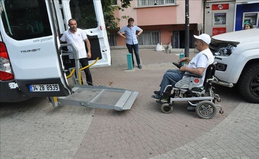 GOP Belediyesi´nden Engelli Vatandaşlara Ücretsiz Ulaşım Hizmeti