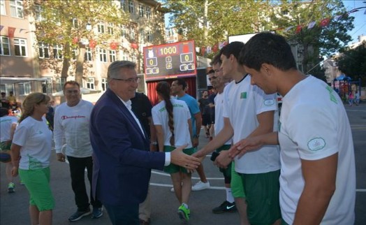 Çatalca´da Sokak Basketbolu Heyecanı