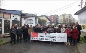 CHP SULTANGAZİ GENÇLİK ÖRGÜTÜ ´SUSMA HAYKIR TECAVÜZE HAYIR!´ DEDİ