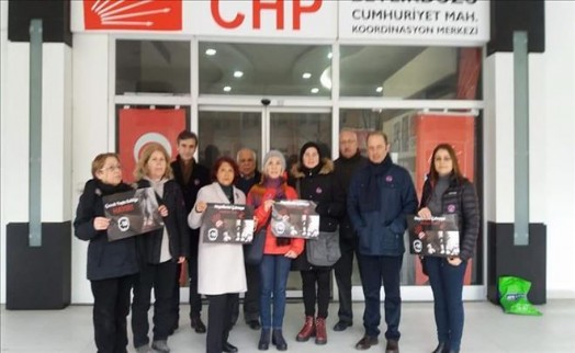 CHP BEYLİKDÜZÜ ´ÇOCUK İSTİSMARI´NA KARŞI ESNAFLARI GEZDİ