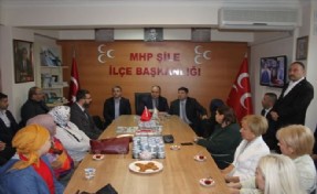 MHP İL BAŞKANI KARATAŞ´TAN MHP ŞİLE´YE ZİYARET