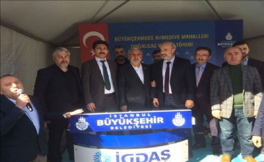 BÜYÜKÇEKMECE AHMEDİYE MAHALLESİ DOĞALGAZI´NA KAVUŞTU