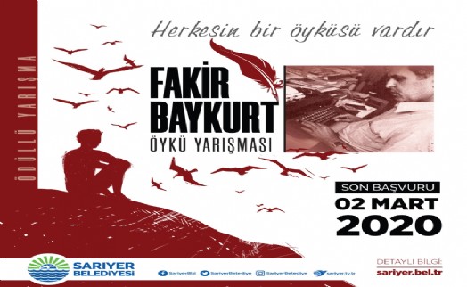 SARIYER’DE ÖYKÜ YARIŞMASI İÇİN BAŞVURULAR BAŞLADI