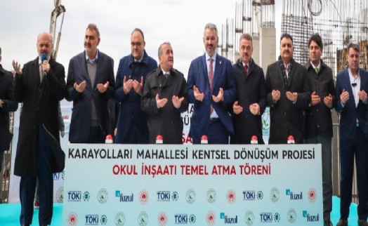 GAZİOSMANPAŞA’DA 32 DERSLİKLİ OKULUN TEMELİ ATILDI