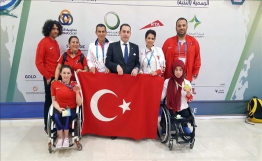 ERDOĞAN´DAN DUBAİ´DE ŞAMPİYON OLAN ENGELLİ ATLETE TEBRİK TELGRAFI