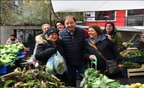 Başkan Ali Kılıç Çorba İkram Etti, Semt Pazarını Gezdi