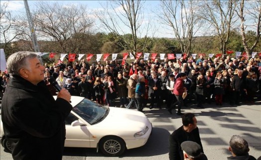 CHP SARIYER SEÇİM OFİSİ COŞKUYLA AÇILDI