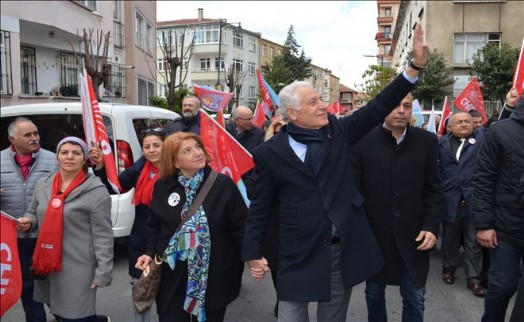 CHP ADAYI KESKİN, ŞİŞLİ BAHAR YÜRÜYÜŞÜ´NE KATILDI