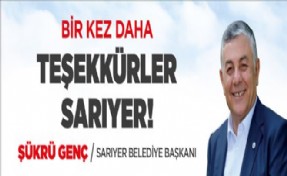 ŞÜKRÜ GENÇ SARIYER´DE ZAFER KAZANDI