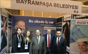 BAYRAMPAŞA BELEDİYESİ KARİYER MERKEZİ İSKİF FUARI´NDA BÜYÜK İLGİ GÖRDÜ