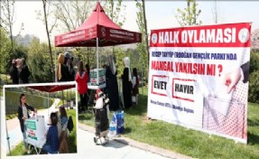 GAZİOSMANPAŞA´DA MANGAL OYLAMASINDA SANDIKTAN ?EVET´ ÇIKTI