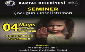 KARTAL BELEDİYESİ´NDEN EBEVEYNLERE ÇOCUK İSTİSMARI SEMİNERİ