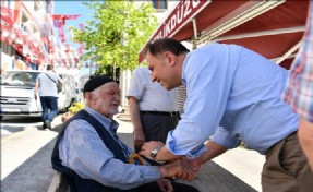 BAŞKAN ÇALIK VATANDAŞLARLA BAYRAMLAŞTI