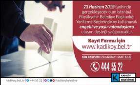 KADIKÖY BELEDİYESİ´NDEN İBB SEÇİMİNE ENGELSİZ ULAŞIM HİZMETİ