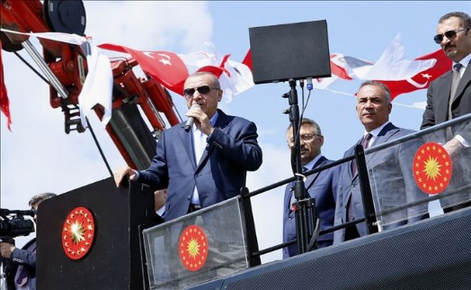 CUMHURBAŞKANI ERDOĞAN SULTANGAZİ´DE TOPLU AÇILIŞ YAPTI