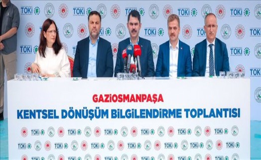 KURUM: ?GAZİOSMANPAŞA´DA 4 BİN 400 KONUTUN TEMELİNİ ATACAĞIZ?