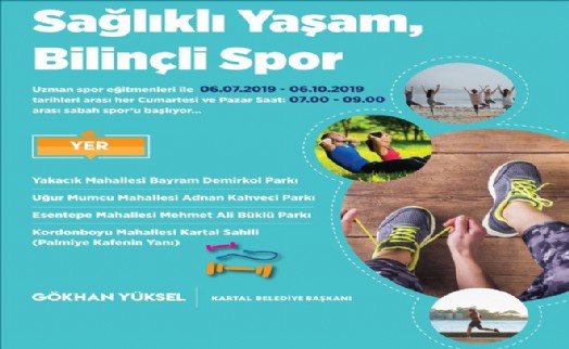 KARTALLILAR GÜNE SPORLA BAŞLIYOR