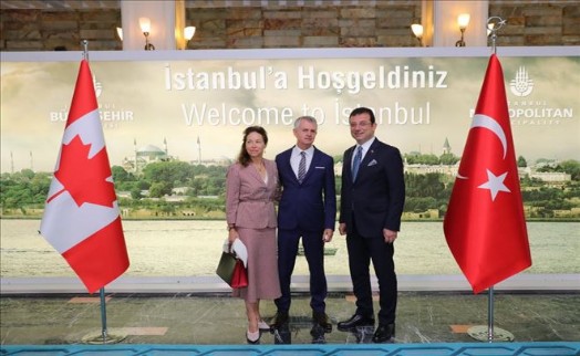 KANADA BÜYÜKELÇİSİ´NDEN İMAMOĞLU´NA TEBRİK ZİYARETİ