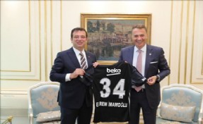 BJK YÖNETİMİNDEN İMAMOĞLU´NA TEBRİK ZİYARETİ