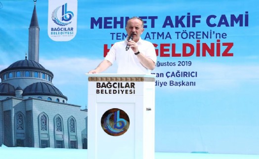 BAĞCILAR MEHMET AKİF CAMİİ’NİN TEMELİ ATILDI