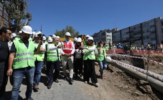 İMAMOĞLU, BEŞİKTAŞ’TA METRO, ÜSKÜDAR’DA ALAN DÜZENLEME ŞANTİYESİ GEZDİ