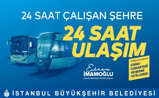 İSTANBUL, GECE ULAŞIMINDA DÜNYA KENTİ OLACAK