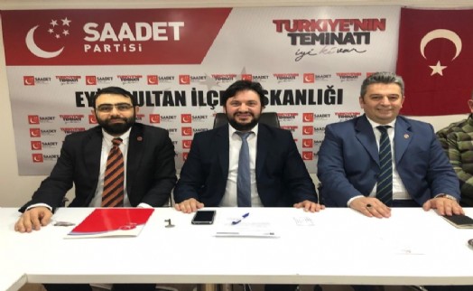 SAADET PARTİSİ EYÜPSULTAN'DA GÖREV DEĞİŞİMİ