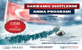 ESENYURTLULAR SARIKAMIŞ ŞEHİTLERİ İÇİN YÜRÜYECEK