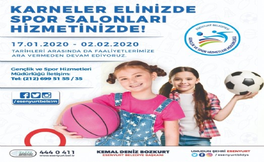 ESENYURTLU ÇOCUKLAR SÖMESTİR TATİLİNİ SPORLA GEÇİRECEK