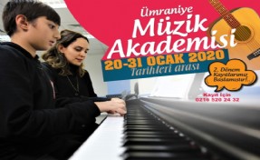 ÜMRANİYE’DE MÜZİK AKADEMİSİ 2. DÖNEM KAYITLARI BAŞLADI