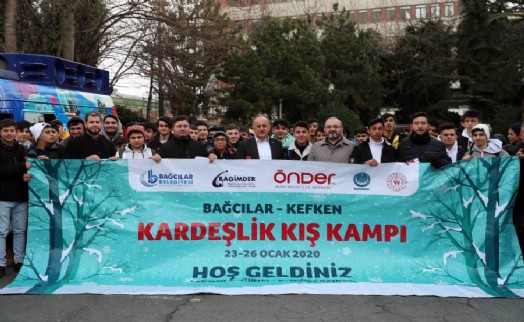 BAĞCILARLI GENÇLER KEFKEN KIŞ KAMPI’NA UĞURLANDI